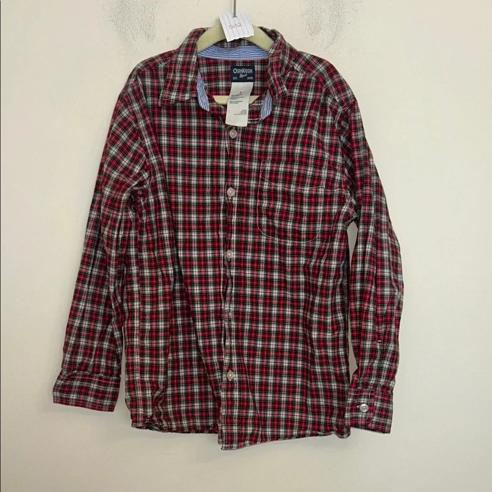 502. OshKosh B'gosh Multicolor Plaid Button Down Shirt
